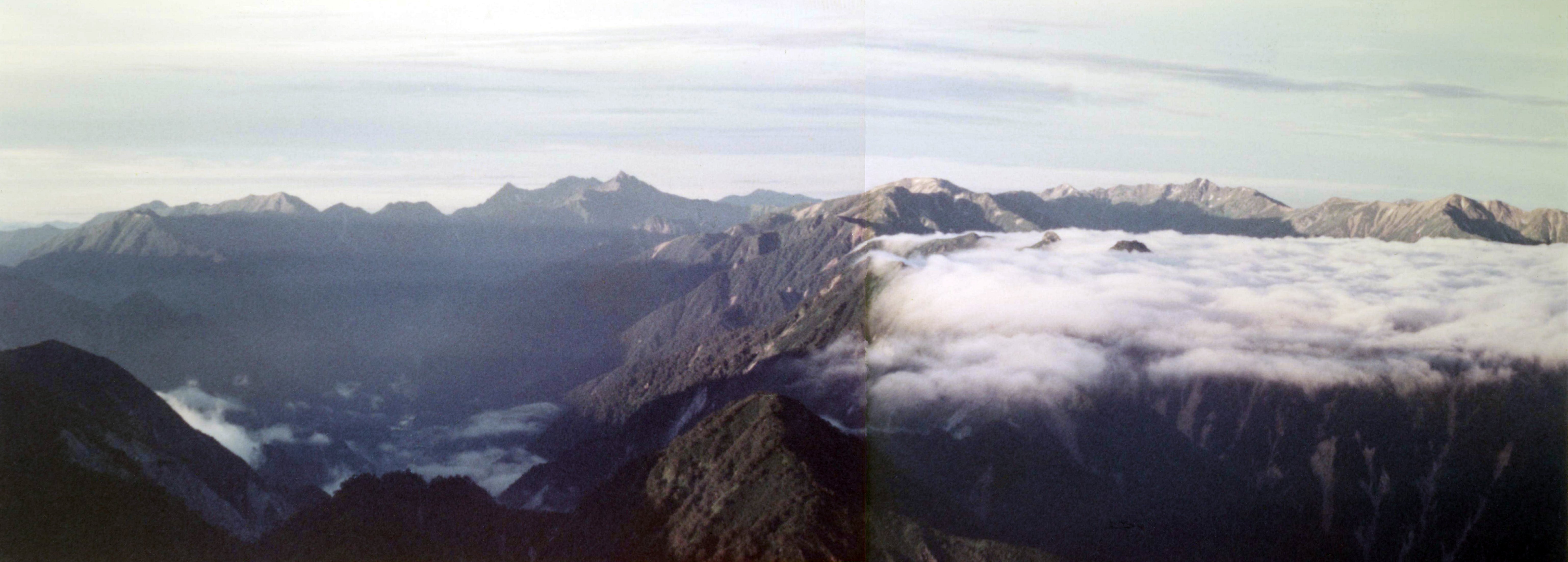 裏銀座連山